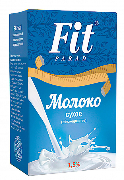 Fit Parad Молоко Сухое (обезжиренное) 1,5% 300 гр