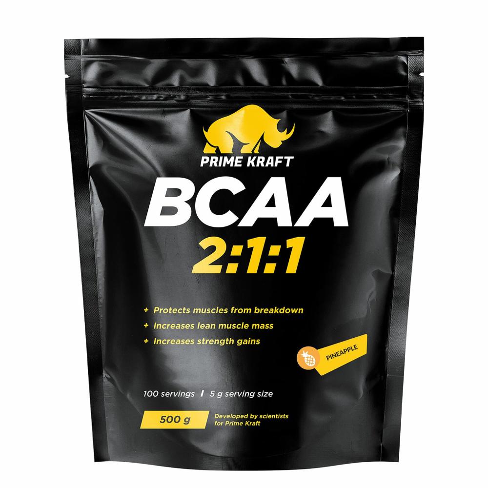 Prime Kraft BCAA 2:1:1 500 гр (Без Вкуса)