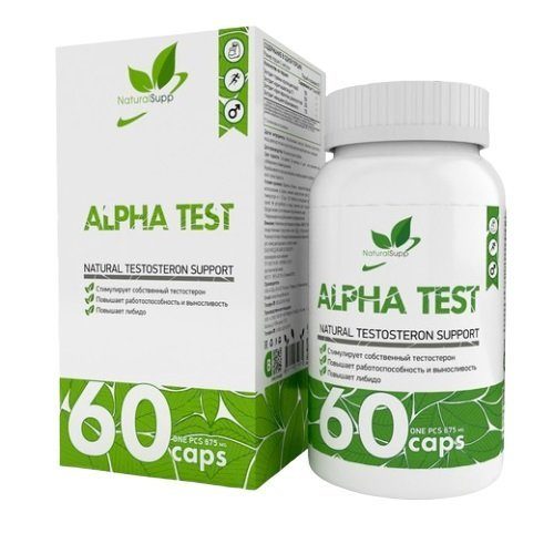 NaturalSupp Alpha Test 60 капс