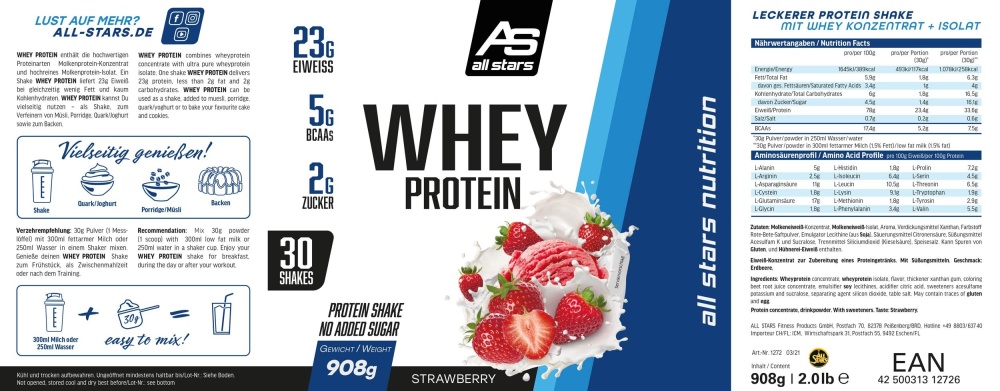 ALL STARS Whey Protein 908г (4)